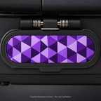 Ladeklappen-Sticker Violet Prism – digitale Designvorschau an der Ladeklappe, nur der Aufkleber enthalten