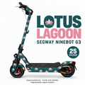 LOTUS LAGOON Skin für Segway Ninebot MAX G3. Felgenaufkleber separat erhältlich.