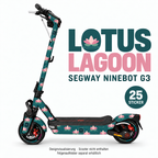 LOTUS LAGOON Skin für Segway Ninebot MAX G3. Felgenaufkleber separat erhältlich.