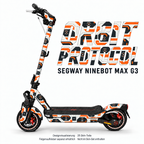 ORBIT PROTOCOL Skin für Segway Ninebot MAX G3. Felgenaufkleber separat erhältlich.