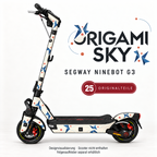 ORIGAMI SKY Skin für Segway Ninebot MAX G3. Felgenaufkleber separat erhältlich.