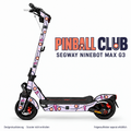 PINBALL CLUB Skin für Segway Ninebot MAX G3. Felgenaufkleber separat erhältlich.
