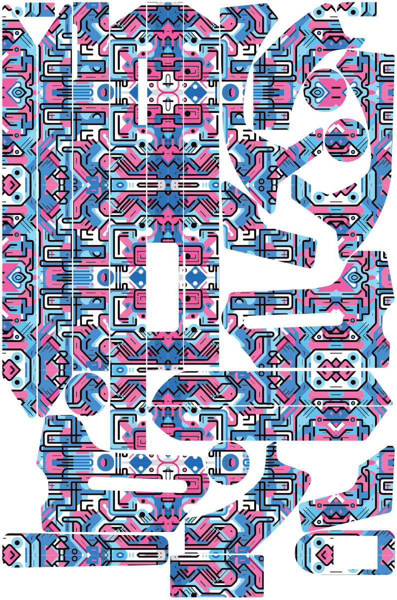 POP CIRCUIT für Segway Ninebot MAX G3: 25 Originalteile des Skin-Sets.