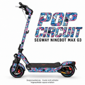 POP CIRCUIT Skin für Segway Ninebot MAX G3. Felgenaufkleber separat erhältlich.