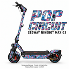 POP CIRCUIT Skin für Segway Ninebot MAX G3. Felgenaufkleber separat erhältlich.