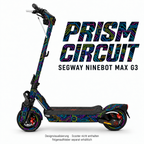 PRISM CIRCUIT Skin für Segway Ninebot MAX G3. Felgenaufkleber separat erhältlich.