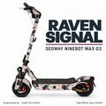 RAVEN SIGNAL Skin für Segway Ninebot MAX G3. Felgenaufkleber separat erhältlich.