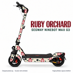 RUBY ORCHARD Skin für Segway Ninebot MAX G3. Felgenaufkleber separat erhältlich.