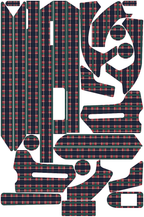 TARTAN CLUB für Segway Ninebot MAX G3: 25 Originalteile des Skin-Sets.
