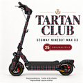 TARTAN CLUB Skin für Segway Ninebot MAX G3. Felgenaufkleber separat erhältlich.