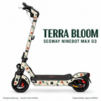 TERRA BLOOM Skin für Segway Ninebot MAX G3. Felgenaufkleber separat erhältlich.