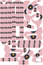 VINYL GROOVE für Segway Ninebot MAX G3: 25 Originalteile des Skin-Sets.