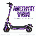 AMETHYST VEIN Skin für Segway GT3D. Felgenaufkleber separat erhältlich.