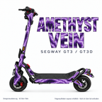 AMETHYST VEIN Skin für Segway GT3D. Felgenaufkleber separat erhältlich.