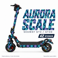 AURORA SCALE Skin für Segway GT3D. Felgenaufkleber separat erhältlich.