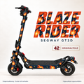 BLAZE RIDER Skin für Segway GT3D. Felgenaufkleber separat erhältlich.