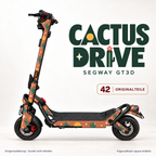 CACTUS DRIVE Skin für Segway GT3D. Felgenaufkleber separat erhältlich.