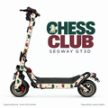 CHESS CLUB Skin für Segway GT3D. Felgenaufkleber separat erhältlich.
