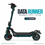 DATA RUNNER Skin für Segway GT3D. Felgenaufkleber separat erhältlich.