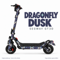 DRAGONFLY DUSK Skin für Segway GT3D. Felgenaufkleber separat erhältlich.