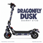 DRAGONFLY DUSK Skin für Segway GT3D. Felgenaufkleber separat erhältlich.