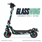 GLASSWING Skin für Segway GT3D. Felgenaufkleber separat erhältlich.