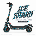 ICE SHARD Skin für Segway GT3D. Felgenaufkleber separat erhältlich.
