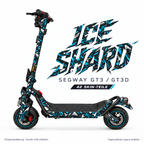 ICE SHARD Skin für Segway GT3D. Felgenaufkleber separat erhältlich.
