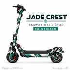 JADE CREST Skin für Segway GT3D. Felgenaufkleber separat erhältlich.