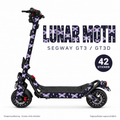 LUNAR MOTH Skin für Segway GT3D. Felgenaufkleber separat erhältlich.