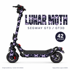 LUNAR MOTH Skin für Segway GT3D. Felgenaufkleber separat erhältlich.