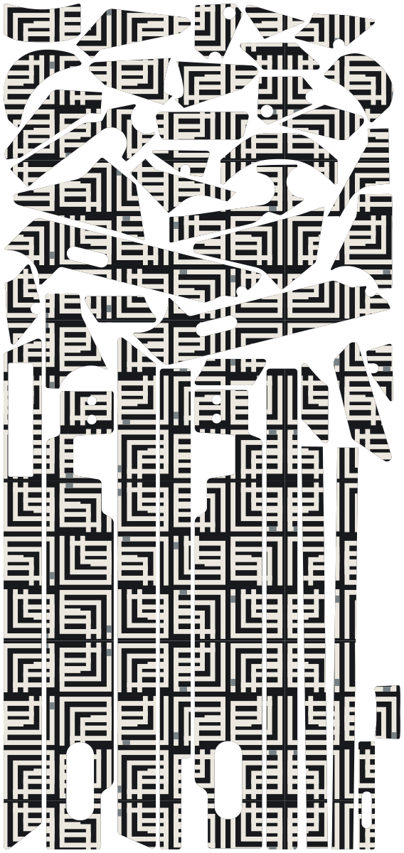 MONO MAZE für Segway GT3D: 42 Originalteile des Skin-Sets.