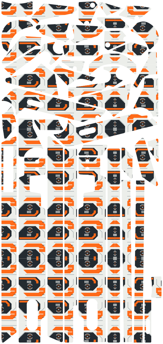 ORBIT PROTOCOL für Segway GT3D: 42 Originalteile des Skin-Sets.