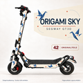 ORIGAMI SKY Skin für Segway GT3D. Felgenaufkleber separat erhältlich.