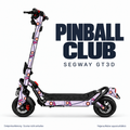 PINBALL CLUB Skin für Segway GT3D. Felgenaufkleber separat erhältlich.