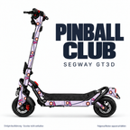 PINBALL CLUB Skin für Segway GT3D. Felgenaufkleber separat erhältlich.