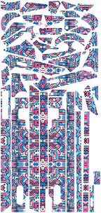 POP CIRCUIT für Segway GT3D: 42 Originalteile des Skin-Sets.