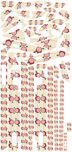 RUBY ORCHARD für Segway GT3D: 42 Originalteile des Skin-Sets.