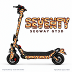 SEVENTY Skin für Segway GT3D. Felgenaufkleber separat erhältlich.