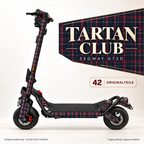 TARTAN CLUB Skin für Segway GT3D. Felgenaufkleber separat erhältlich.