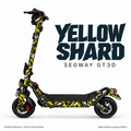 YELLOW SHARD Skin für Segway GT3D. Felgenaufkleber separat erhältlich.