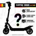 Individuelles Custom-Skin für den Segway Ninebot GT3D – Wunschfarben, Motive und Schriftzüge