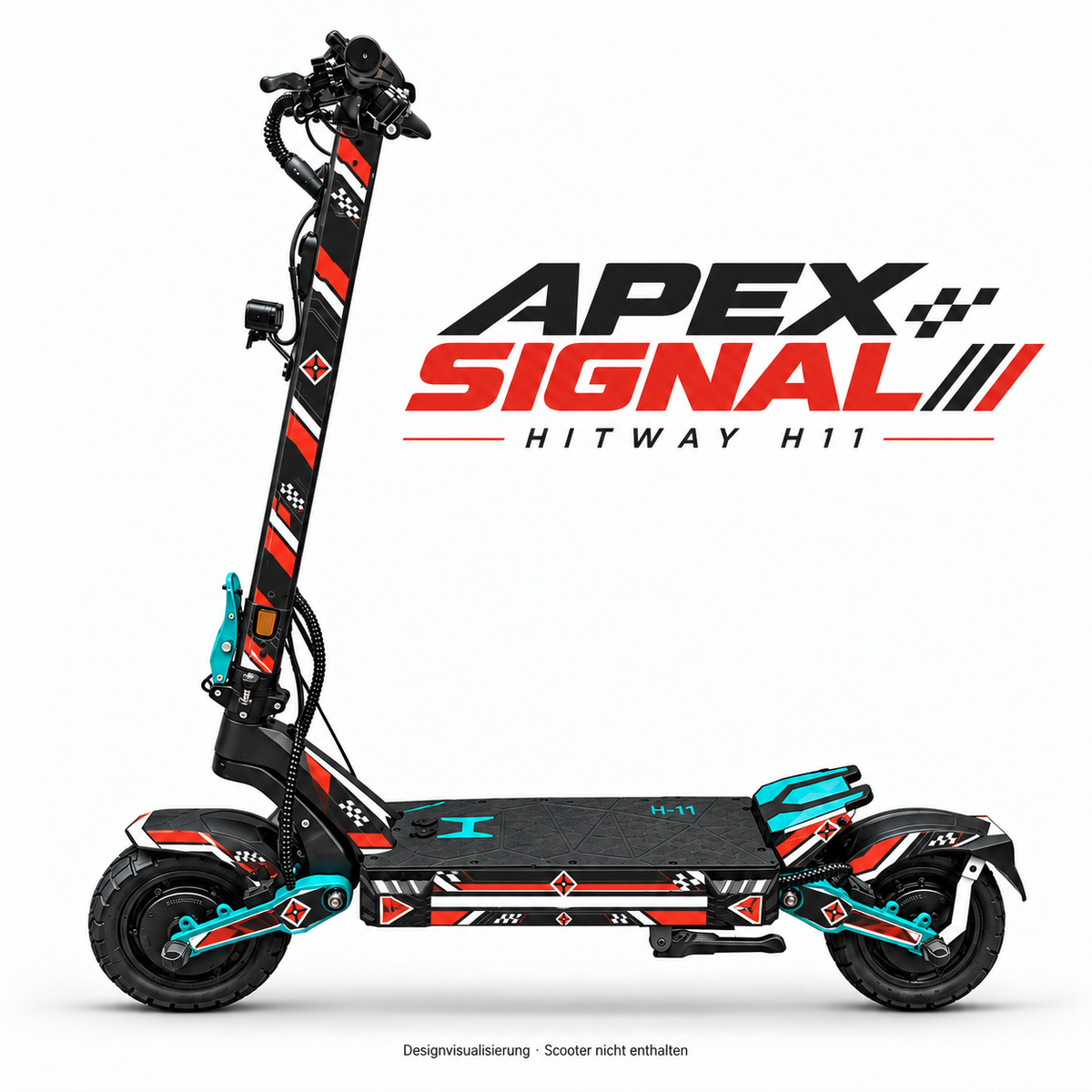 Hitway H11 Skin APEX SIGNAL – Designvisualisierung für das passende Folien-Set