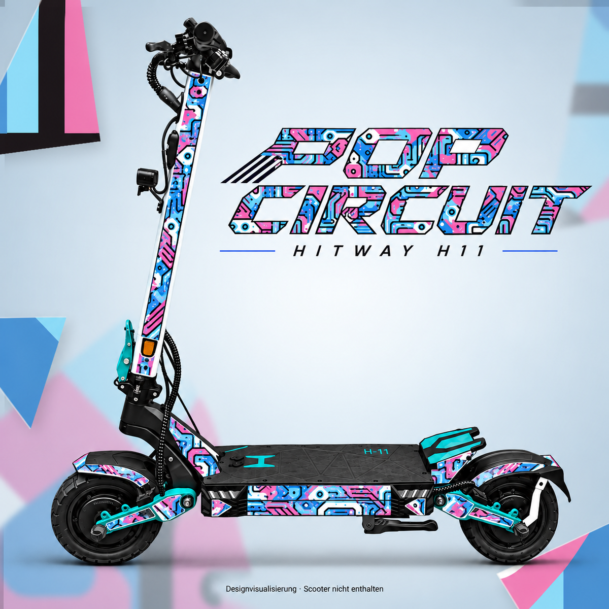 Hitway H11 Skin POP CIRCUIT – Designvisualisierung für das passende Folien-Set