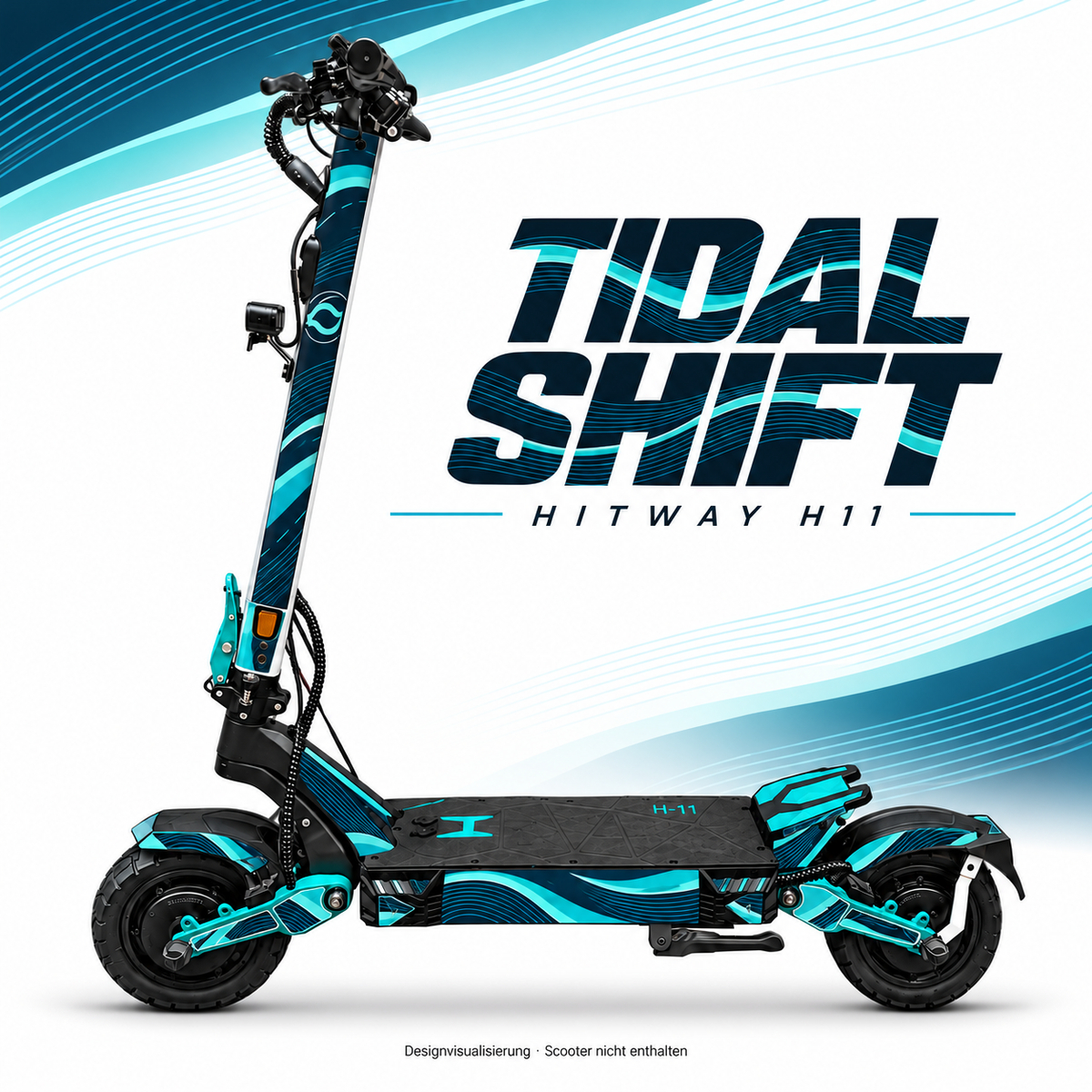 Hitway H11 Skin TIDAL SHIFT – Designvisualisierung für das passende Folien-Set