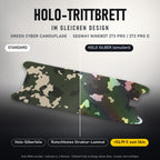 Holo-Trittbrett im gleichen Design – GREEN CYBER CAMOUFLAGE für SEGWAY NINEBOT ZT3 PRO / ZT3 PRO D, Holo-Effekt simuliert (+54,99 €)