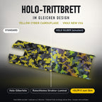 Holo-Trittbrett im gleichen Design – YELLOW CYBER CAMOUFLAGE für VMAX NEW VX4, Holo-Effekt simuliert (+54,99 €)