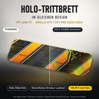 Holo-Trittbrett im gleichen Design – PIT LANE 77 für APOLLO CITY / CITY PRO (2022–2024), Holo-Effekt simuliert (+54,99 €)