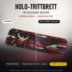 Holo-Trittbrett im gleichen Design – CRIMSON RONIN für KUKIRIN G2 PRO, Holo-Effekt simuliert (+54,99 €)