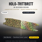Holo-Trittbrett im gleichen Design – CAMOUFLAGE FLECKTARN für SEGWAY NINEBOT E3 / E3 PRO, Holo-Effekt simuliert (+54,99 €)